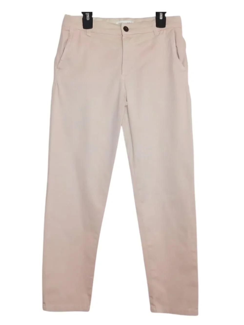 ZARA Kids Sand Beige Basic Slim Fit Pants Boys Tailored School Trousers 12